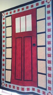 The Red Door Quilt at Rae Bon in Fargo, ND