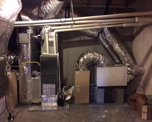 Trane variable speed furnace, installation and repair