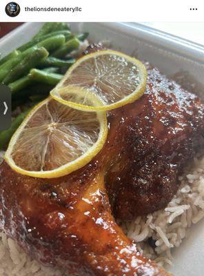 Glazed Caribbean Chicken