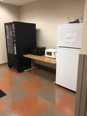 Fridge and microwaves for use if needed