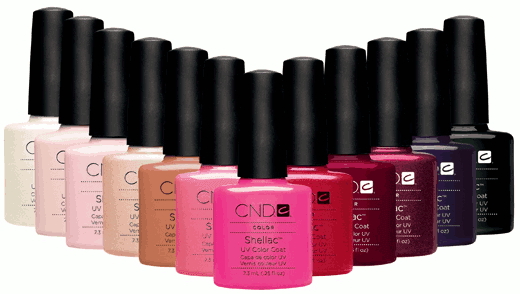 Shellac is great for natural nail and enhancements.