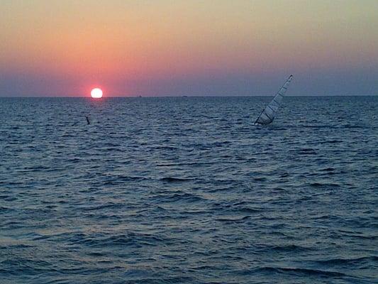 Sunset on Fred Howard Beach, Tarpon Springs, FL