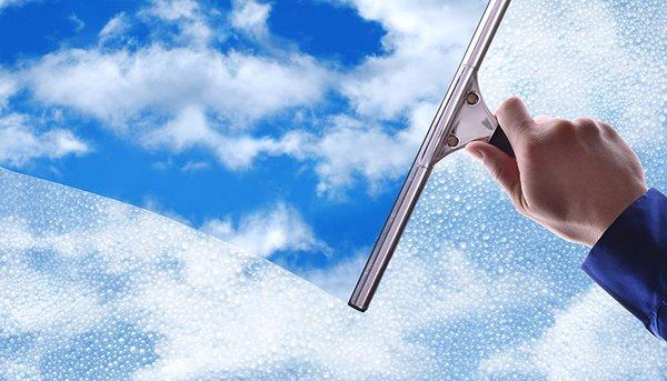 Our window cleaning services allow you to see the sky!