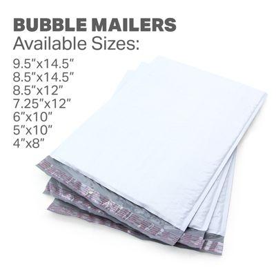 Poly Bubble Mailers in varieties of size