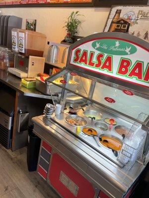 Salsa bar!