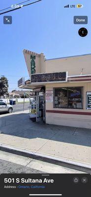 The liquor store.