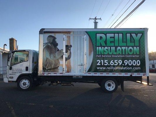 Look for our new truck on the road.