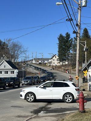 Colebrook, New Hampshire has literally never had this many people in it at the same time!!!