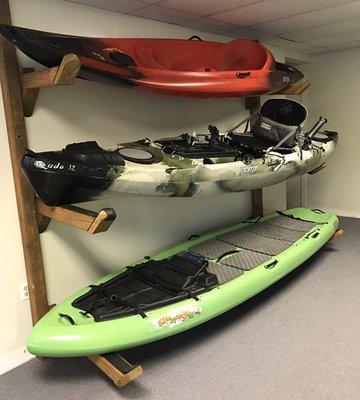 Jackson kayaks are available for a test float!