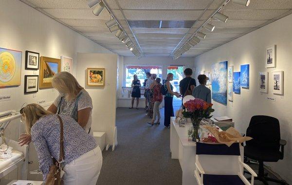 Artist Receptions every month