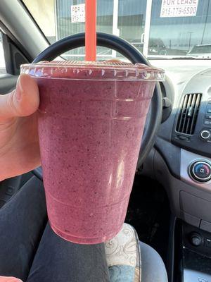 Triple Berry smoothie