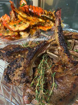 Order a lamb or lobster platter for your next event