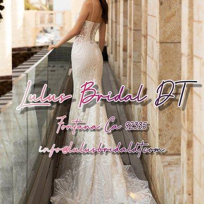 Lulu's Bridal DT offers a variety wedding accessory including wedding dresses bridesmaid dresses groomsmen suits & grooms tuxedos low price