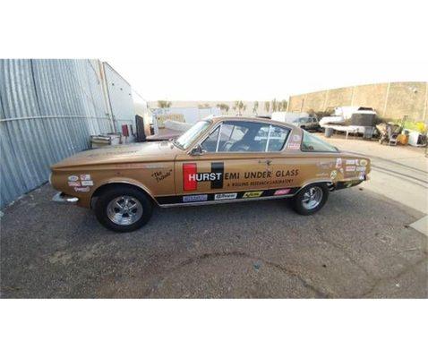 1965 barracuda "hemi under glass tribute designed and installed by economy signs of manteca