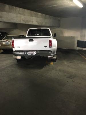 So tired of this guy parking like an idiot.