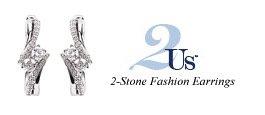 Two Stone Fashion Gold Jewelry