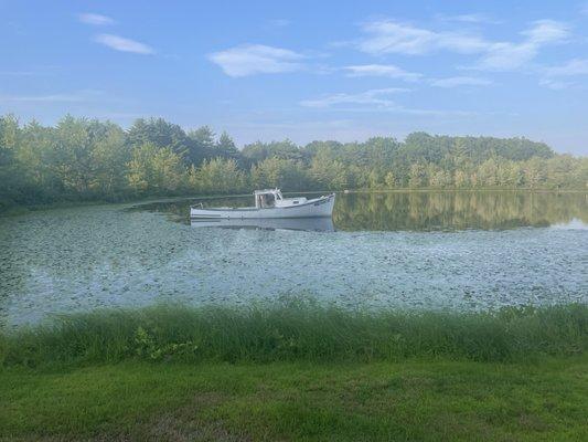 The old boat at Land Locked