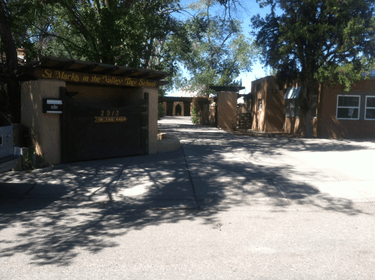 School Campus Entrance