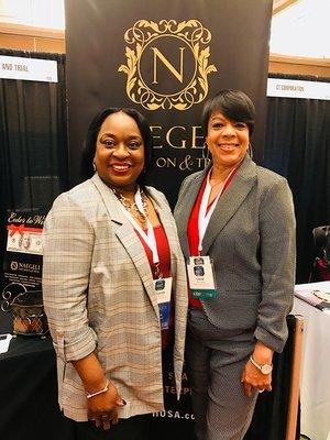 NAEGELI's Cheryl Keyes and Sonjanita Jordan.