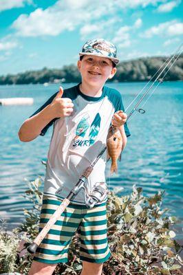 Have fun fishing at YMCA Camp!