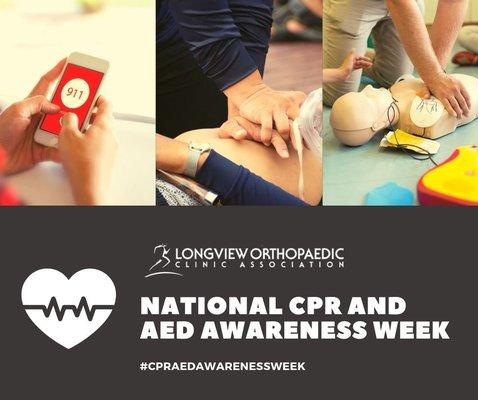 According to the American Red Cross, more than 1,600 people suffer cardiac arrest each day in the U.S. You can help...know CPR & AED's.