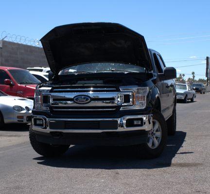 This beautiful 2022 Ford F150 with a 5.0 Coyote engine came into the shop with a rough idle and misfire.