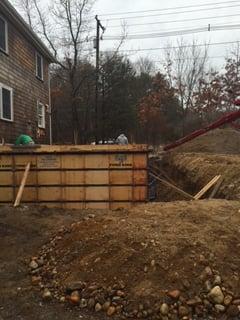 Foundation addition in Sudbury, Ma