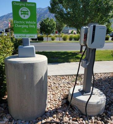 There are two EV stalls near the Emergency Trauma Center