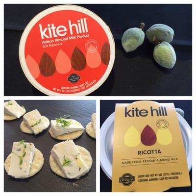 One of the best take away's from the event- Kite hill! "Cheese" made with almond milk. Yum!