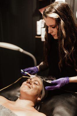 Each facial is tailored to the individual client to achieve healthy glowing skin