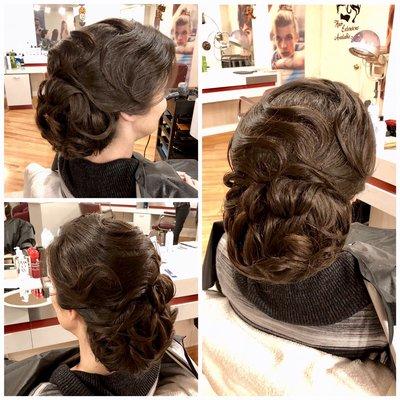 Updo for wedding by Charlie!!