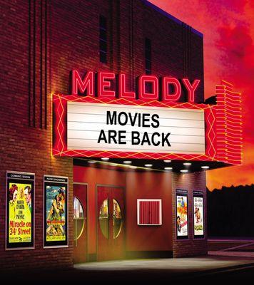 The Melody recently reopened as a movie theater.