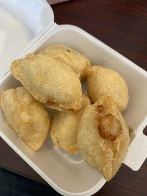 Fried pork dumplings