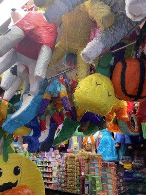 Lots of pinatas