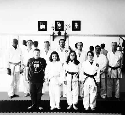 Valley Goju Karate, kyu grading, January 2018