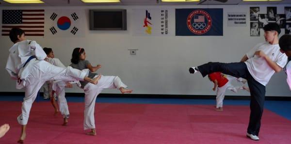 Olympic sparring skill