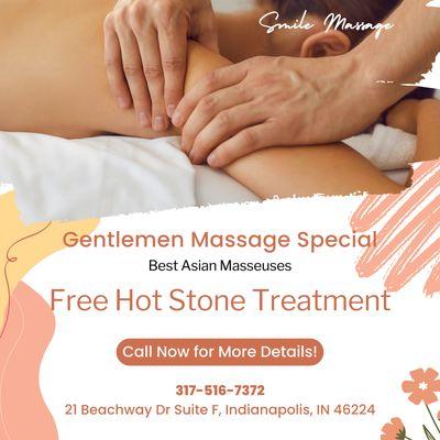 Smile Massage
 21 Beachway Dr Suite F, Indianapolis, IN 46224
 Call us at 317-516-7372