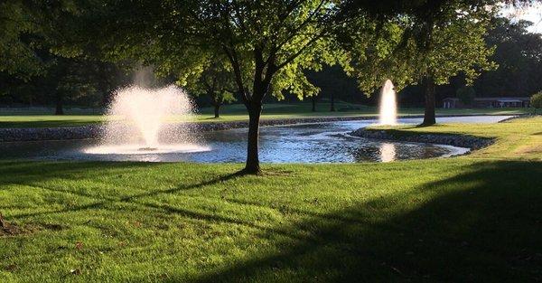 Fountains on Hole 1