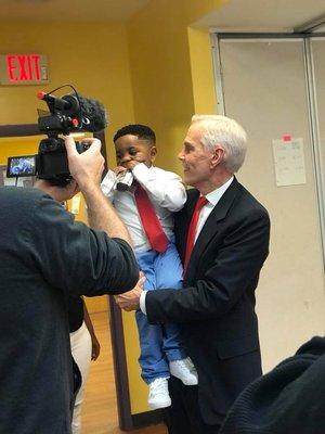 Child's birthday wish comes true thanks to Attorney George Sink: https://goo.gl/SgJkwV