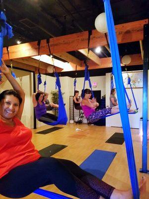 Aerial yoga