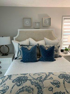 After photo of our clients bedroom. It turned out so pretty!