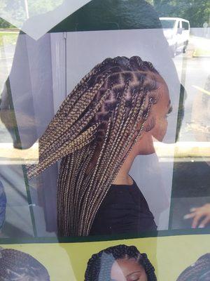 Knotless braids