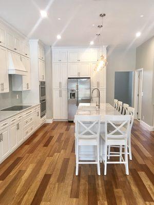 Beautiful white shaker and marble tops