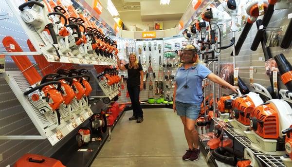 The best Stihl Department, by far, in the country at The Village of Greenville, MI