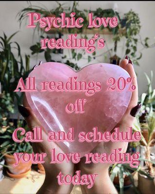 Psychic readings 20% off