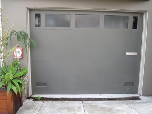 Custom Garage Door: Hand-built by Jack himself!