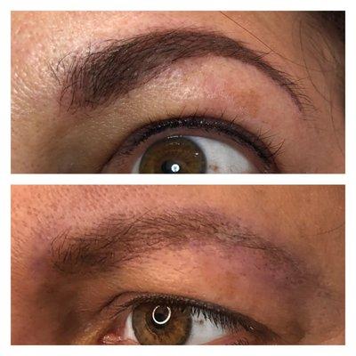 Powder Brow with Lashline Enhancement