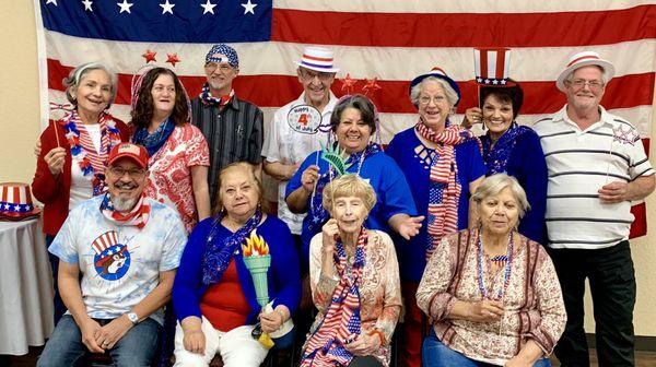 Senior Adults Patriotic Luncheon