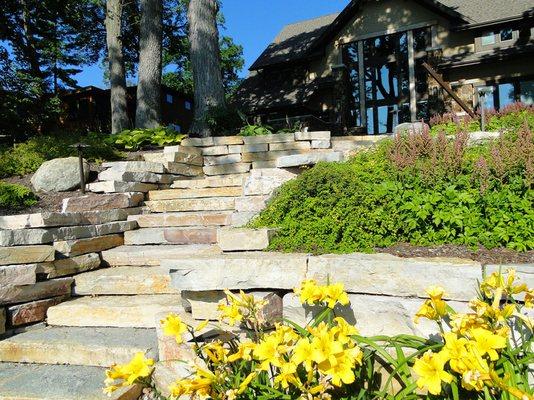 Stone Steps by American Landscape