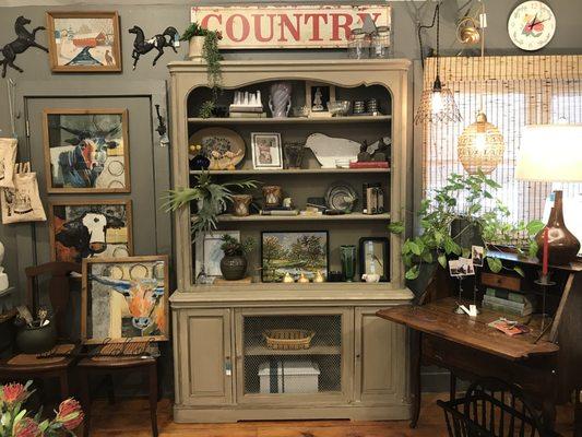 French country cupboard at Flourish Market